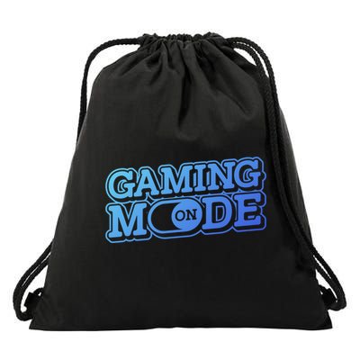 Gaming Mode On Nerd Video Games Geek Video Games Great Gift Drawstring Bag