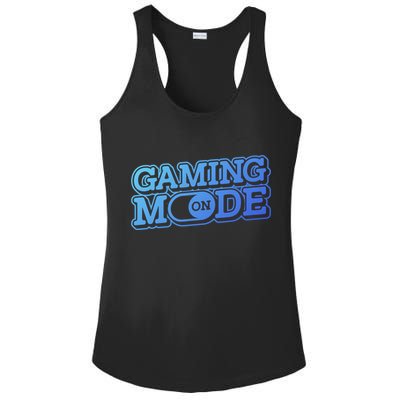 Gaming Mode On Nerd Video Games Geek Video Games Great Gift Ladies PosiCharge Competitor Racerback Tank