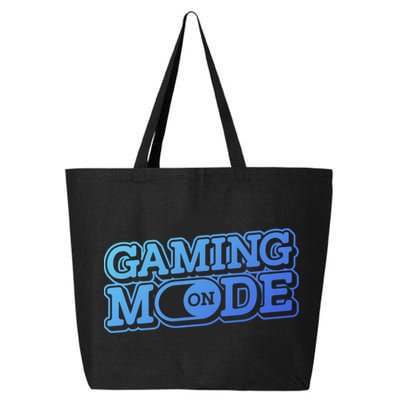 Gaming Mode On Nerd Video Games Geek Video Games Great Gift 25L Jumbo Tote