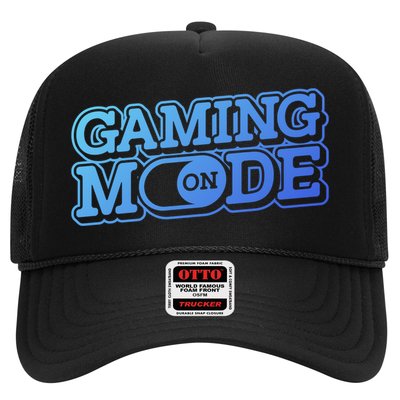 Gaming Mode On Nerd Video Games Geek Video Games Great Gift Trucker Hat