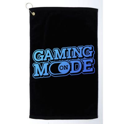 Gaming Mode On Nerd Video Games Geek Video Games Great Gift Golf Towel