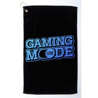 Gaming Mode On Nerd Video Games Geek Video Games Great Gift Golf Towel
