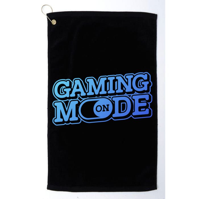 Gaming Mode On Nerd Video Games Geek Video Games Great Gift Golf Towel
