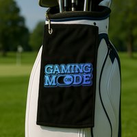Gaming Mode On Nerd Video Games Geek Video Games Great Gift Golf Towel