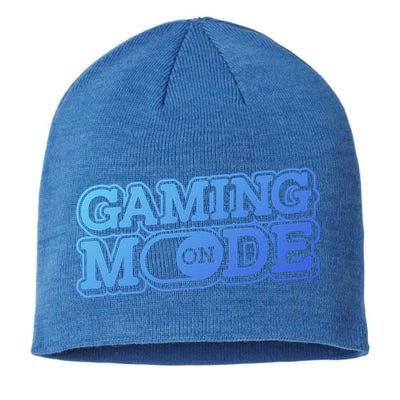 Gaming Mode On Nerd Video Games Geek Video Games Great Gift Sustainable Beanie