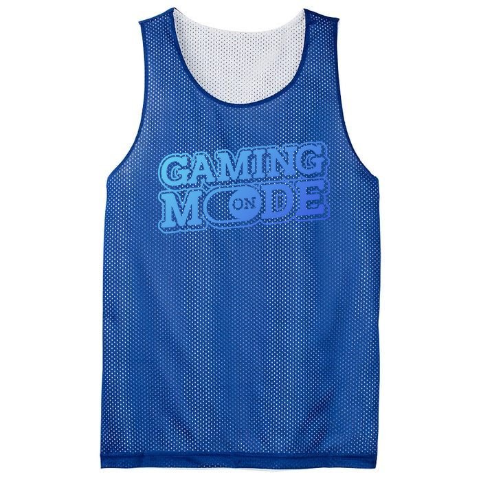 Gaming Mode On Nerd Video Games Geek Video Games Great Gift Mesh Reversible Basketball Jersey Tank