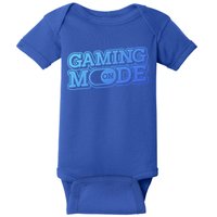 Gaming Mode On Nerd Video Games Geek Video Games Great Gift Baby Bodysuit
