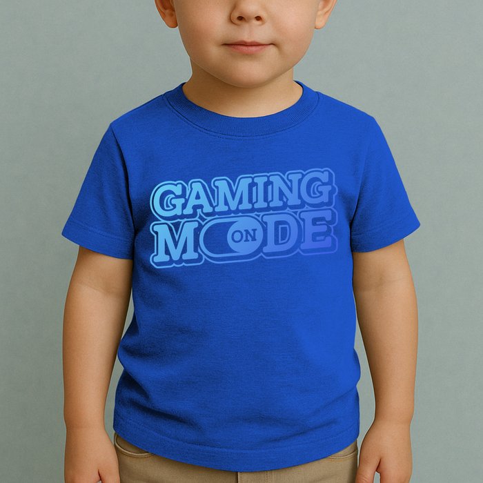 Gaming Mode On Nerd Video Games Geek Video Games Great Gift Toddler T-Shirt