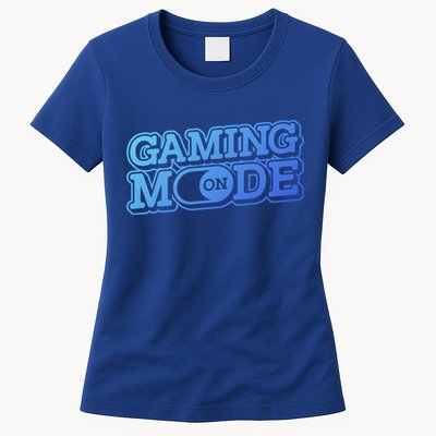 Gaming Mode On Nerd Video Games Geek Video Games Great Gift Womens T-Shirt