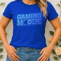 Gaming Mode On Nerd Video Games Geek Video Games Great Gift Womens T-Shirt