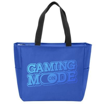 Gaming Mode On Nerd Video Games Geek Video Games Great Gift Zip Tote Bag