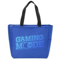 Gaming Mode On Nerd Video Games Geek Video Games Great Gift Zip Tote Bag