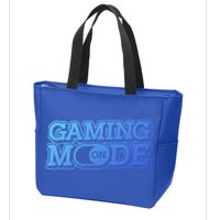 Gaming Mode On Nerd Video Games Geek Video Games Great Gift Zip Tote Bag