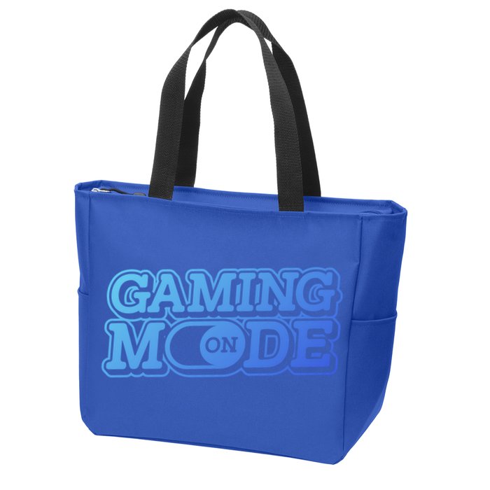 Gaming Mode On Nerd Video Games Geek Video Games Great Gift Zip Tote Bag