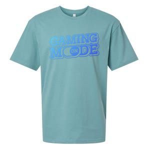 Gaming Mode On Nerd Video Games Geek Video Games Great Gift Sueded Cloud Jersey T-Shirt