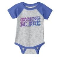 Gaming Mode On Nerd Video Games Geek Video Games Great Gift Infant Baby Jersey Bodysuit