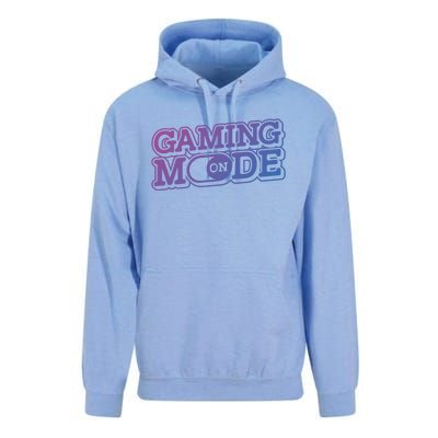 Gaming Mode On Nerd Video Games Geek Video Games Great Gift Unisex Surf Hoodie