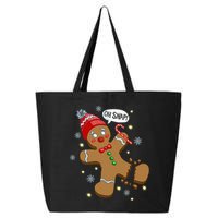 Gingerbread Man Oh Snap Christmas 25L Jumbo Tote