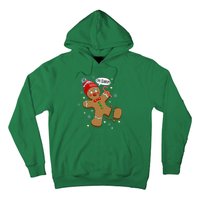 Gingerbread Man Oh Snap Christmas Hoodie