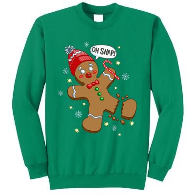 Gingerbread Man Oh Snap Christmas Sweatshirt