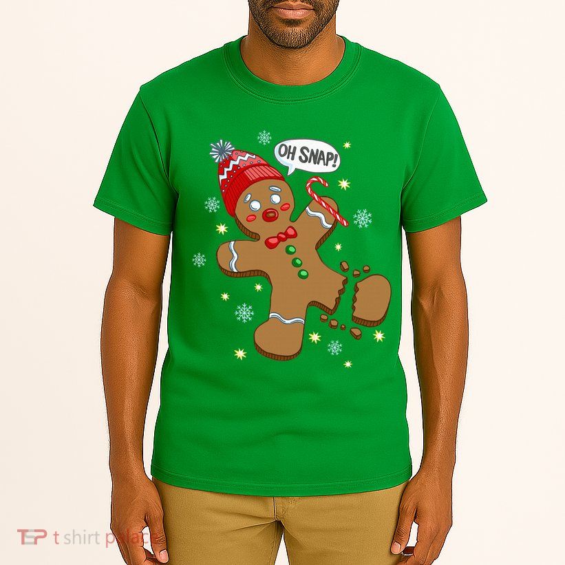 Gingerbread Man Oh Snap Christmas Tall T-Shirt
