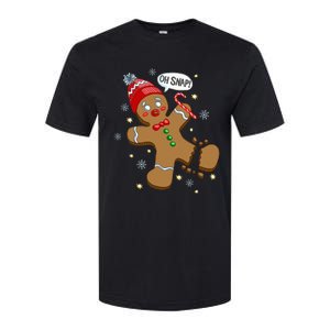 Gingerbread Man Oh Snap Christmas Softstyle CVC T-Shirt