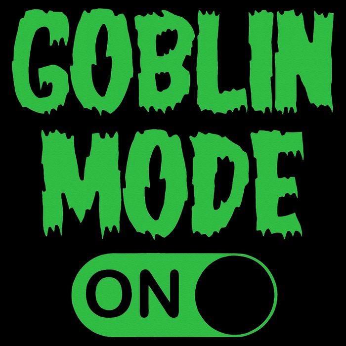 GOBLIN MODE ON funny quotes saying Bucket Hat