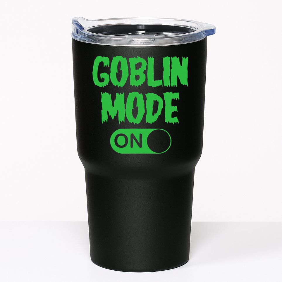 GOBLIN MODE ON funny quotes saying Tumbler