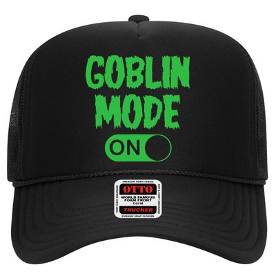 GOBLIN MODE ON funny quotes saying Trucker Hat