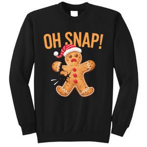 Gingerbread Man Oh Snap Christmas Sweatshirt