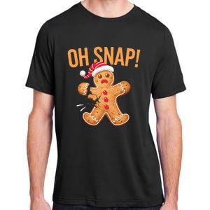 Gingerbread Man Oh Snap Christmas Adult ChromaSoft Performance T-Shirt