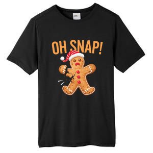 Gingerbread Man Oh Snap Christmas Tall Fusion ChromaSoft Performance T-Shirt