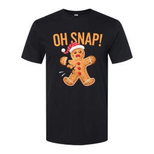 Gingerbread Man Oh Snap Christmas Softstyle CVC T-Shirt