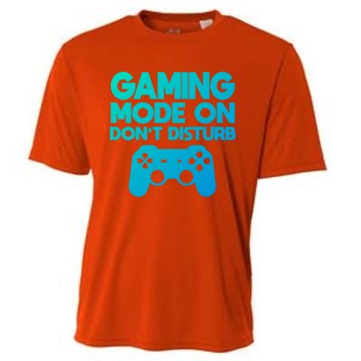 Gaming Mode On Dont Disturb Gaming Video Games Gift Cooling Performance Crew T-Shirt