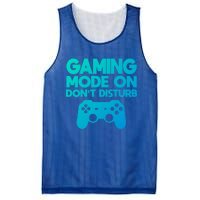 Gaming Mode On Dont Disturb Gaming Video Games Gift Mesh Reversible Basketball Jersey Tank