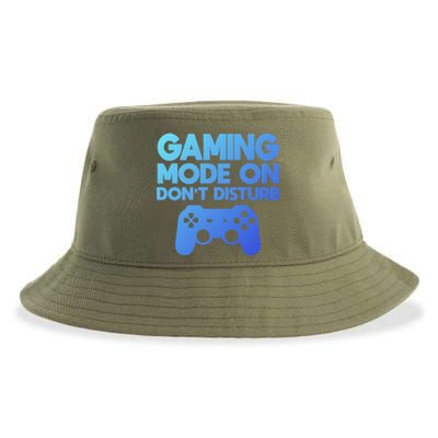 Gaming Mode On Dont Disturb Gaming Video Games Gift Sustainable Bucket Hat