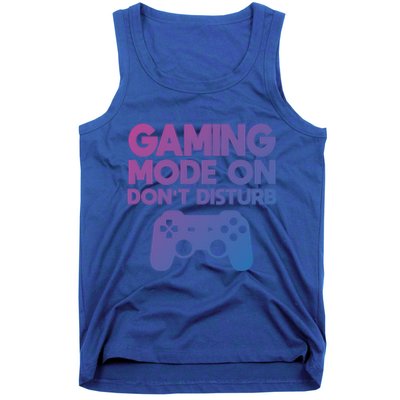 Gaming Mode On Dont Disturb Gaming Video Games Gift Tank Top