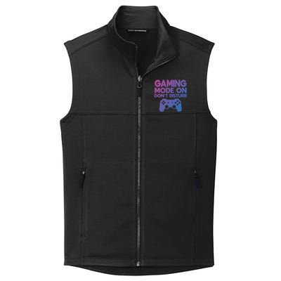 Gaming Mode On Dont Disturb Gaming Video Games Gift Collective Smooth Fleece Vest