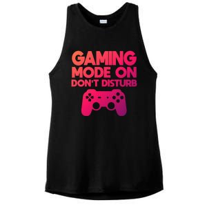 Gaming Mode On Dont Disturb Gaming Video Games Gift Ladies PosiCharge Tri-Blend Wicking Tank