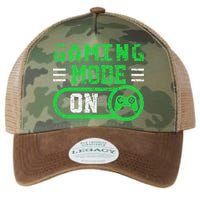 Gaming Mode On Distressed Video Game Controller Gamer Great Gift Legacy Tie Dye Trucker Hat