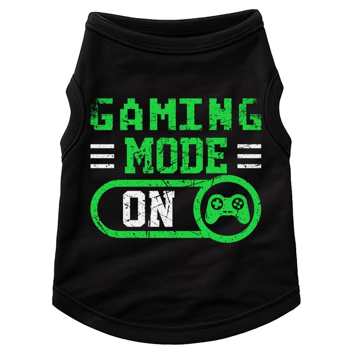 Gaming Mode On Distressed Video Game Controller Gamer Great Gift Doggie Tank