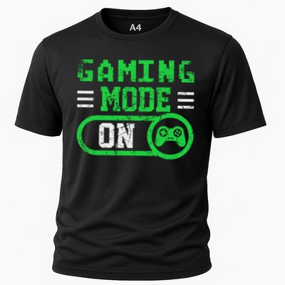 Gaming Mode On Distressed Video Game Controller Gamer Great Gift Performance Shirt