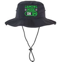 Gaming Mode On Distressed Video Game Controller Gamer Great Gift Bucket Hat