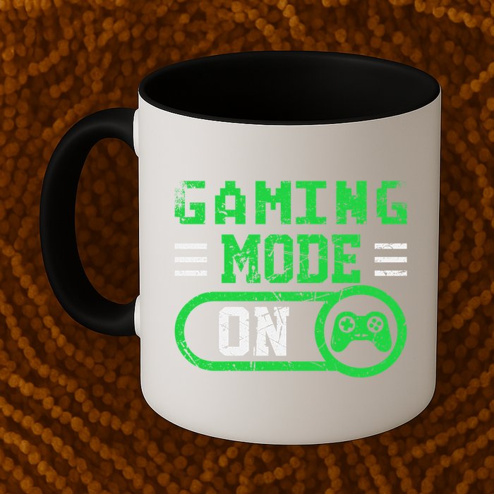 Gaming Mode On Distressed Video Game Controller Gamer Great Gift Mug