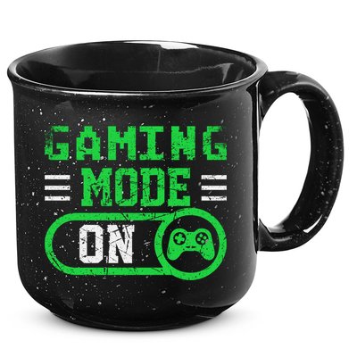 Gaming Mode On Distressed Video Game Controller Gamer Great Gift 15oz Campfire Ceramic Mug