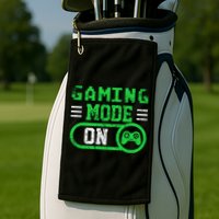 Gaming Mode On Distressed Video Game Controller Gamer Great Gift Golf Towel