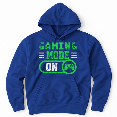 Gaming Mode On Distressed Video Game Controller Gamer Great Gift Hoodie