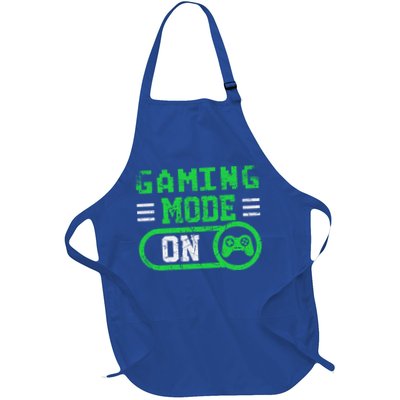 Gaming Mode On Distressed Video Game Controller Gamer Great Gift Apron