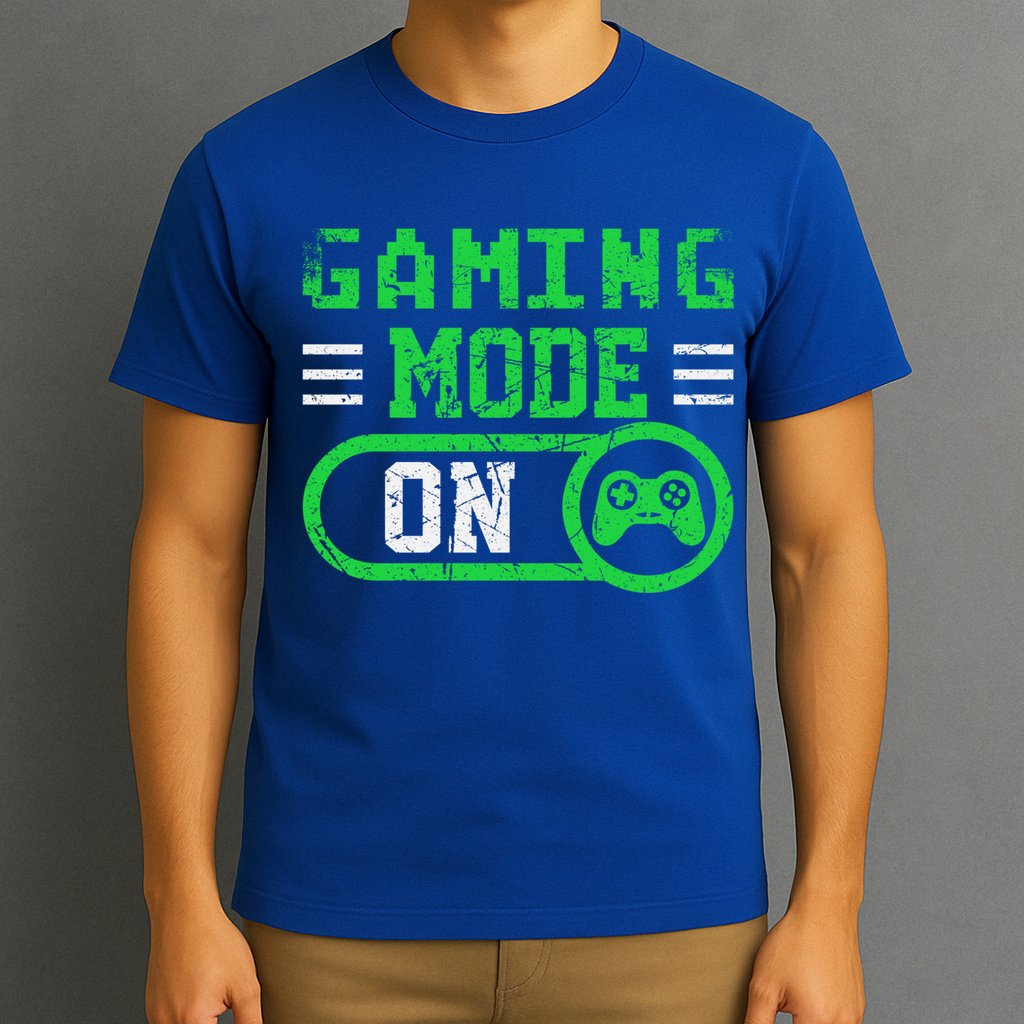 Gaming Mode On Distressed Video Game Controller Gamer Great Gift T-Shirt