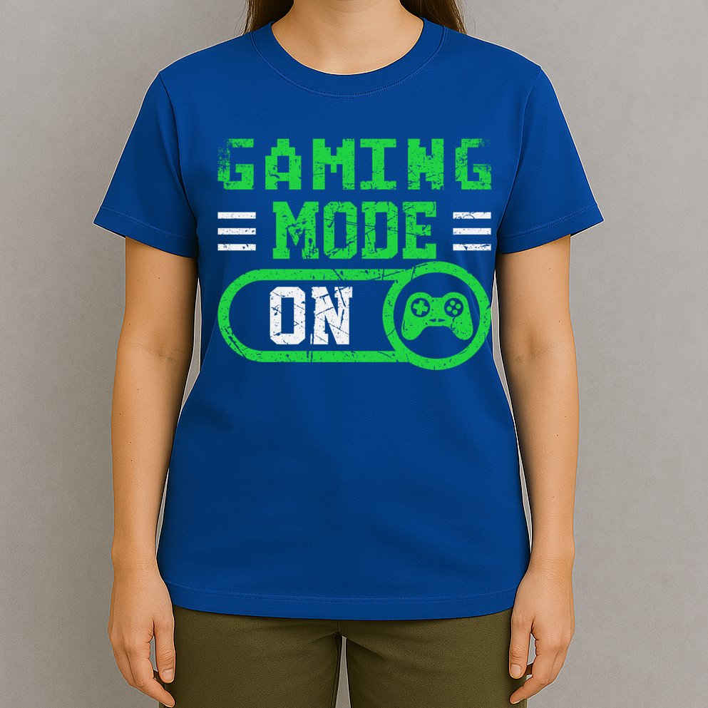 Gaming Mode On Distressed Video Game Controller Gamer Great Gift T-Shirt